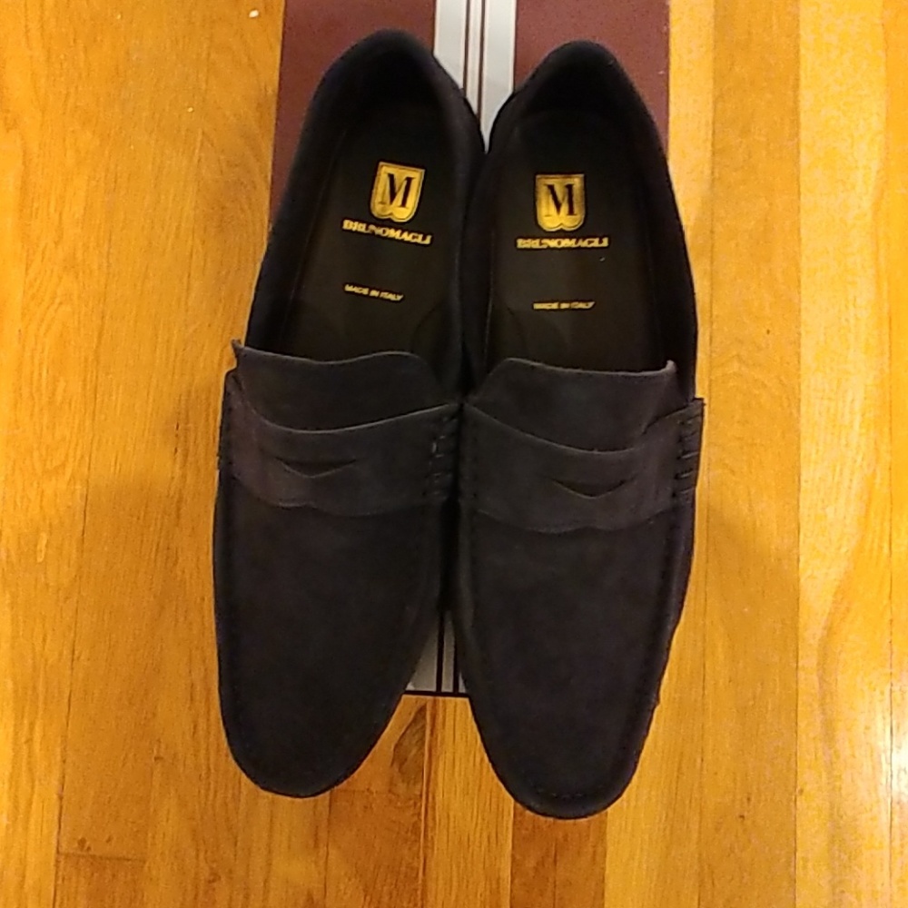 Bruno Magli men's suede slip on loafer